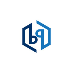Obraz premium bp letter logo