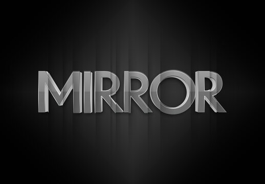 Mirror Text Effect