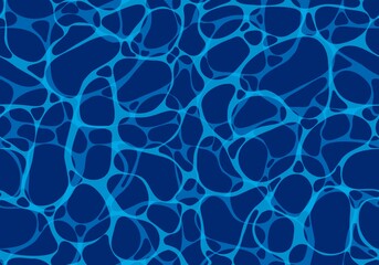 Obraz premium Abstract ocean waves seamless water pattern for clothes print and kids accessories and fabrics and wrapping