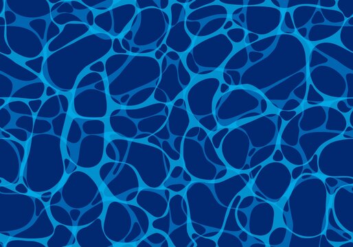 Abstract ocean waves seamless water pattern for clothes print and kids accessories and fabrics and wrapping