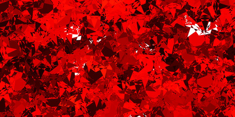 Light Red vector backdrop with triangles, lines.