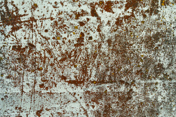 Old concrete wall in white and pink.