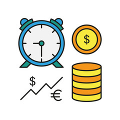 Research, analytics 05 colored icon. Simple color element illustration. Research, analytics 05 concept outline symbol design from medical set. Can be used for web and mobile on white background