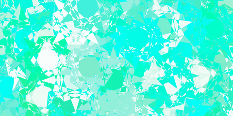 Light green vector texture with random triangles.