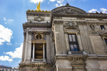 Opera National de Paris: Grand Opera (Garnier Palace) is famous neo-baroque building in Paris,...
