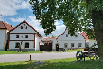 UNESCO Holašovice vesnická rezervace Selský dvůr Holašovice Jankov - Holašovice, Jihočeský...