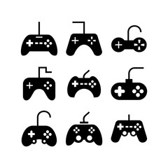 gamepad icon or logo isolated sign symbol vector illustration - high quality black style vector icons
