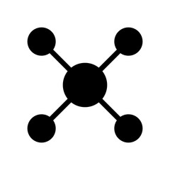 connections icon or logo isolated sign symbol vector illustration - high quality black style vector icons
