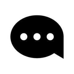 message icon or logo isolated sign symbol vector illustration - high quality black style vector icons
