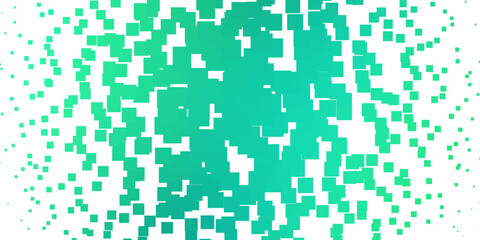 Light Green vector pattern in square style.