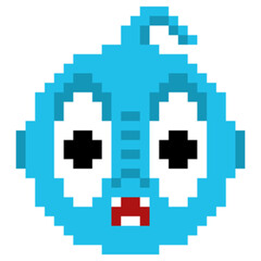 Pixel art alien