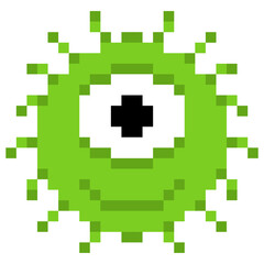 Pixel art alien