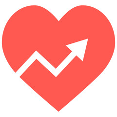Heart Growth Icon