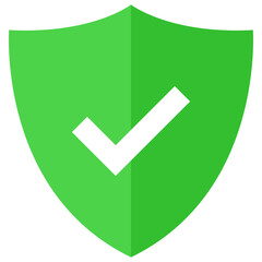 Check mark shield icon