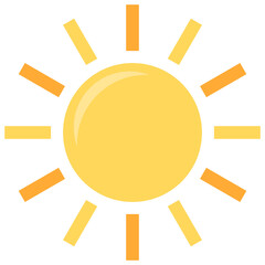 Sun or brightness icon