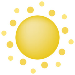 Sun or brightness icon