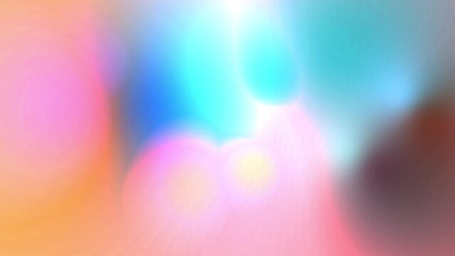 Bright luminous gradient seamless loop animation, 4k abstract motion graphics.