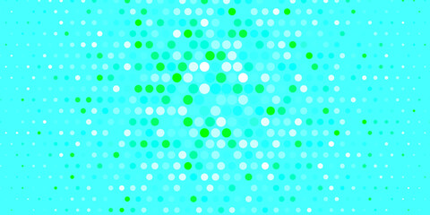 Light Blue, Green vector background with spots.