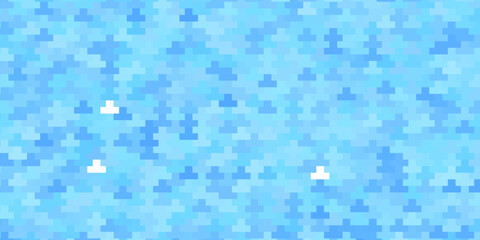 Light BLUE vector background in polygonal style.