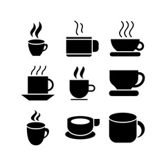 coffee icon or logo isolated sign symbol vector illustration - high quality black style vector icons
