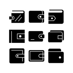 Obraz premium wallet icon or logo isolated sign symbol vector illustration - high quality black style vector icons 