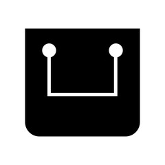 bag icon or logo isolated sign symbol vector illustration - high quality black style vector icons
