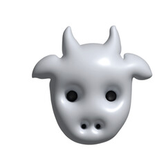 Fototapeta premium 3d face animal