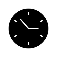 clock icon or logo isolated sign symbol vector illustration - high quality black style vector icons
