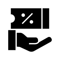 discount icon or logo isolated sign symbol vector illustration - high quality black style vector icons
