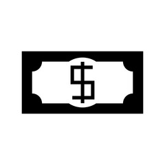Fototapeta premium dollar icon or logo isolated sign symbol vector illustration - high quality black style vector icons 