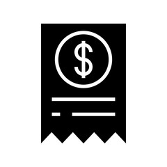 invoice icon or logo isolated sign symbol vector illustration - high quality black style vector icons

