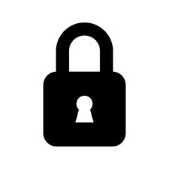 lock icon or logo isolated sign symbol vector illustration - high quality black style vector icons
