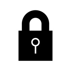 lock icon or logo isolated sign symbol vector illustration - high quality black style vector icons
