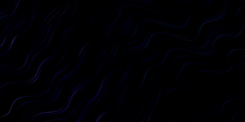 Dark Pink, Blue vector template with curved lines.