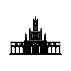 Obraz premium singapore building icon, singapore building vector sign symbol