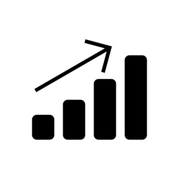 loss chart icon or logo isolated sign symbol vector illustration - high quality black style vector icons
