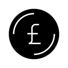 pound icon or logo isolated sign symbol vector illustration - high quality black style vector icons
