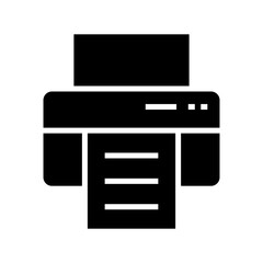 printer icon or logo isolated sign symbol vector illustration - high quality black style vector icons
