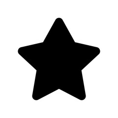 Fototapeta premium star icon or logo isolated sign symbol vector illustration - high quality black style vector icons 