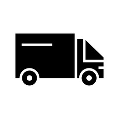 truck icon or logo isolated sign symbol vector illustration - high quality black style vector icons
