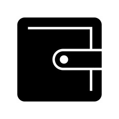 wallet icon or logo isolated sign symbol vector illustration - high quality black style vector icons
