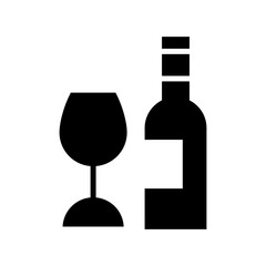 wine icon or logo isolated sign symbol vector illustration - high quality black style vector icons
