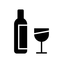 wine icon or logo isolated sign symbol vector illustration - high quality black style vector icons
