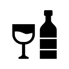 wine icon or logo isolated sign symbol vector illustration - high quality black style vector icons
