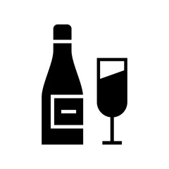 wine icon or logo isolated sign symbol vector illustration - high quality black style vector icons
