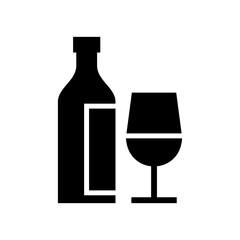 wine icon or logo isolated sign symbol vector illustration - high quality black style vector icons
