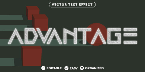 Advantage Text Effect,Fully Editable Font Text Effect