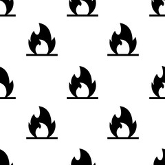 Single Fire pattern. Fire concept. filled trendy Vector seamless Pattern, background, wallpaper