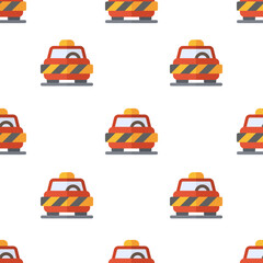 Single parking pattern. parking concept. flat trendy Vector seamless Pattern, background, wallpaper