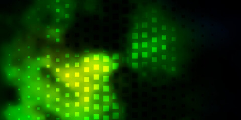 Dark Blue, Green vector background in polygonal style.